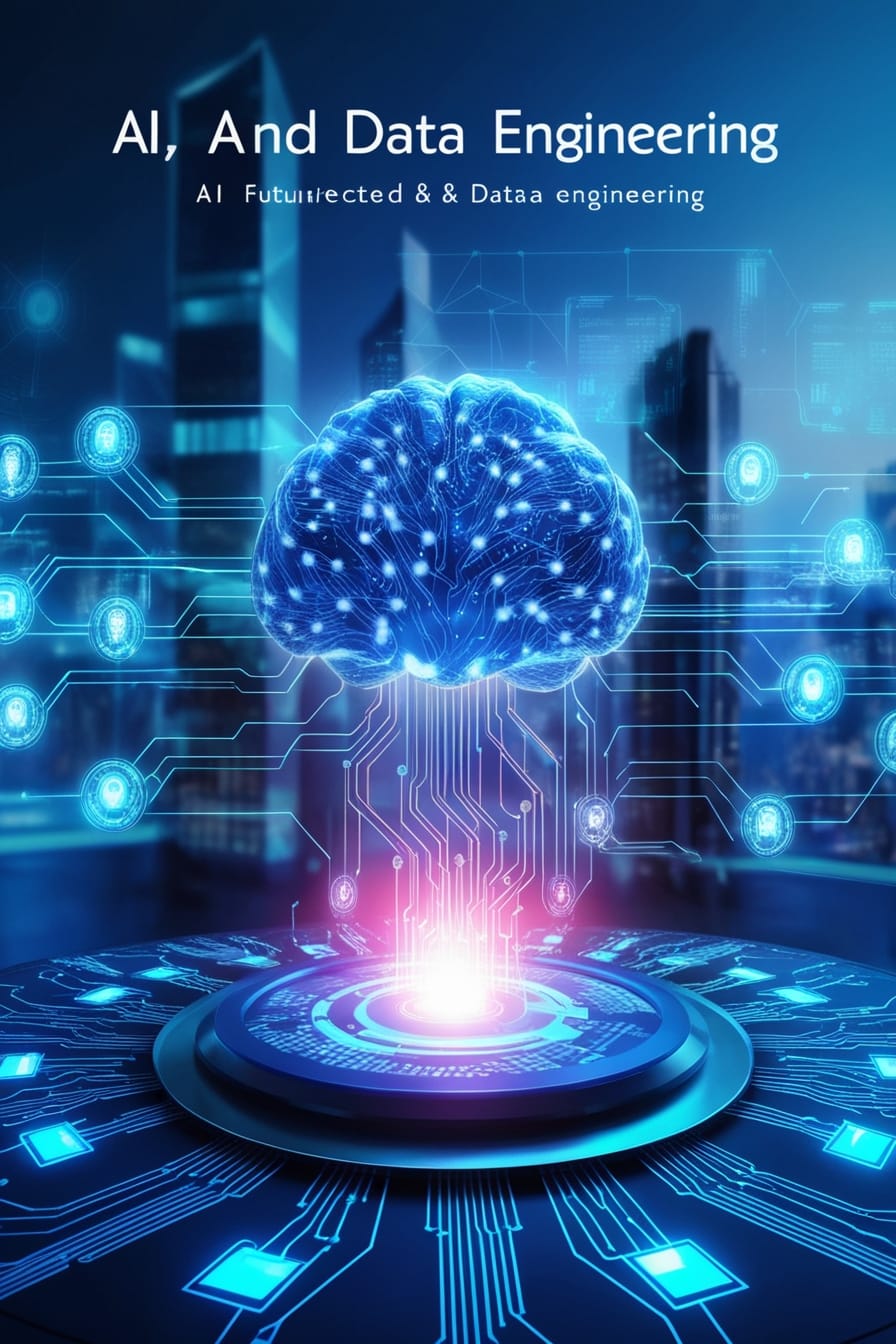Leonardo Phoenix Futuristic scene of AI and data engineering s 3 1